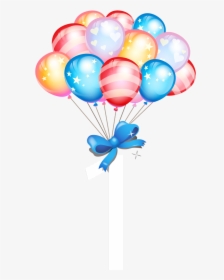 Vector Gift Balloon Birthday Cake Balloons Clipart - Cute Balloons For Birthday, HD Png Download, Free Download