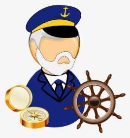 Sea Captain Clip Arts - Sea Captain Clipart, HD Png Download, Free Download