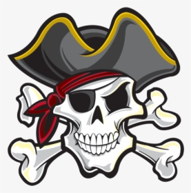 Skull & Bones Skull And Crossbones Piracy Human Skull - Pirate Skull And Crossbones, HD Png Download, Free Download