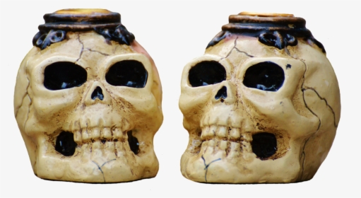 Skull And Crossbones Creepy Halloween Free Picture - Cranio Assustador, HD Png Download, Free Download