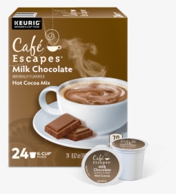 Milk Chocolate Box Of 24 Kcups - Chocolate Caliente Y Cafe, HD Png Download, Free Download