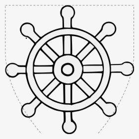 Ship Wheel Icon Png, Transparent Png, Free Download