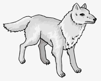 Arctic Wolf Mexican Wolf Arctic Fox Clip Art - Arctic Wolf Clipart, HD Png Download, Free Download