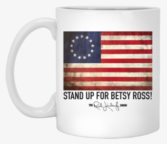 Rush Limbaugh Betsy Ross Flag Coffee Mug - Rush Limbaugh Betsy Ross T Shirt, HD Png Download, Free Download