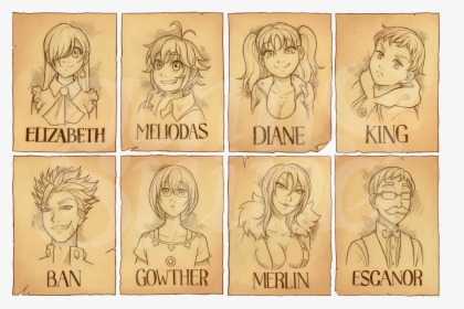 Nnt Is Swallowing My Life Geminineart - Seven Deadly Sins Drawings, HD Png Download, Free Download