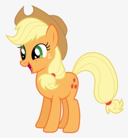 Applejack Smiling Or Laghing Watever It Is Its There - My Little Pony Png, Transparent Png, Free Download