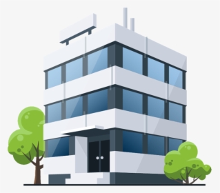 Building Medical Cartoon Office Royalty-free Free Download - Office Building Cartoon, HD Png Download, Free Download