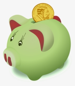 Transparent Gible Png - Piggy Bank Clip Art, Png Download, Free Download