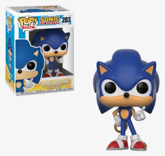 Funko Pop Games - Funko Pop Sonic With Ring, HD Png Download, Free Download