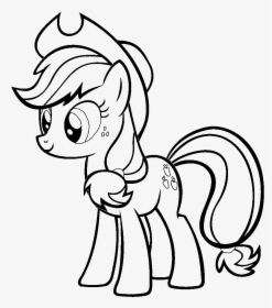 Coloring Pages Coloring Pages Applejack My Little Pony - Apple Jack My Little Pony Coloring Page, HD Png Download, Free Download