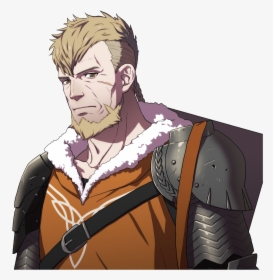 Jeralt Portrait - Fire Emblem Three Houses Characters, HD Png Download, Free Download