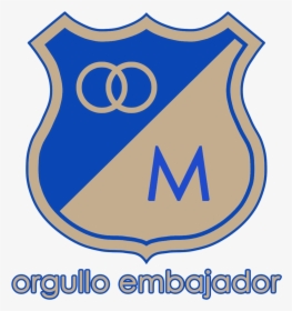 Escudo Conmemorativo De Millonarios Temporada 2011-2012 - Emblem, HD Png Download, Free Download