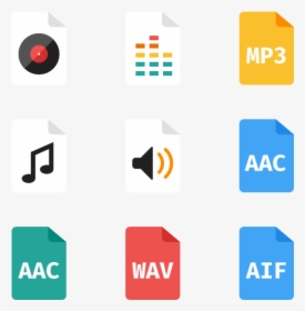 Audio Files - Audio File Icon Png, Transparent Png, Free Download