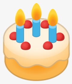Birthday Cake Icon - Cake Emoji Png, Transparent Png, Free Download
