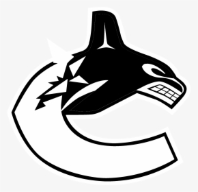 Vancouver Canucks Logo Black And White - Vancouver Canucks Logo, HD Png Download, Free Download