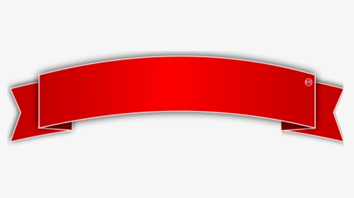 Red Ribbon Banner Clipart With Regard To Red Ribbon - Ribbon Banner Clipart Red, HD Png Download, Free Download