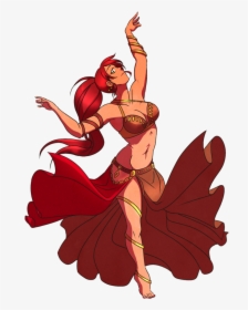 0005 Pyrrha Nikos Blake Belladonna Fictional Character - Belly Dancer Pyrrha, HD Png Download, Free Download