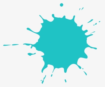 Blue,leaf,symmetry - Nickelodeon Splat Logo Png, Transparent Png, Free Download