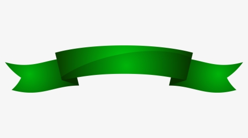 Green Ribbon Banner Clip Art, HD Png Download, Free Download