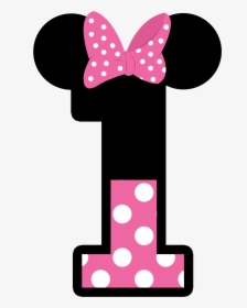 Numero 1 Minnie Mouse Png, Transparent Png, Free Download