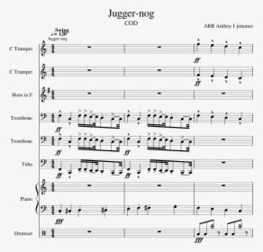 Juggernog Sheet Music, HD Png Download, Free Download