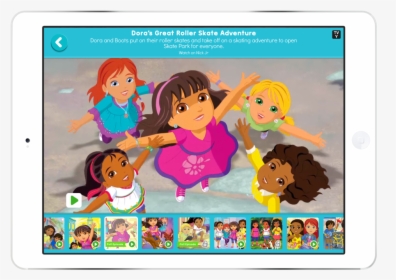 Nickjr App Ipad 04 - Dora And Friends In The City, HD Png Download, Free Download