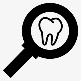 Teeth Check Icon Png , Png Download - Dentist Black Logo Png, Transparent Png, Free Download