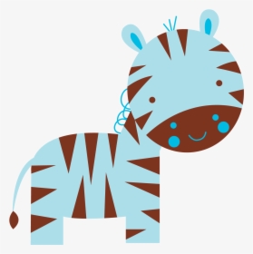 Zebra Baby Shower Png - Baby Safari Clipart Animals, Transparent Png, Free Download