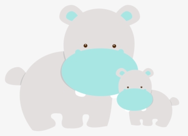 Minus Say Hello True - Baby And Mommy Animal Clipart, HD Png Download, Free Download