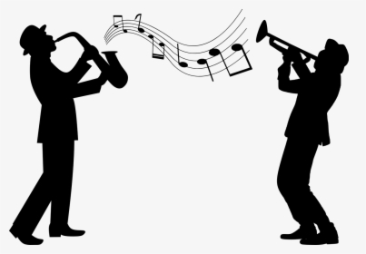 Transparent Music Band Png - Jazz Band Silhouette Png, Png Download, Free Download