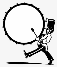 Marching Band Marching Percussion Snare Drum Drum Major - Marching Band Bass Drum Clip Art, HD Png Download, Free Download