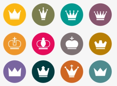 Crown Royalty Free Princess Icon - Crown Icon Black Background, HD Png Download, Free Download