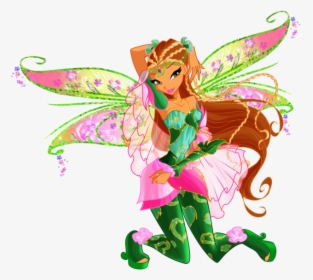 Princess Fairy Flora Photo-wer655 - Winx Club Flora Bloomix, HD Png Download, Free Download