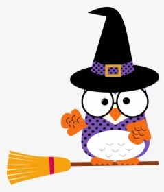 Transparent Cute Owl Halloween Clipart - Clip Art Halloween Owl, HD Png Download, Free Download