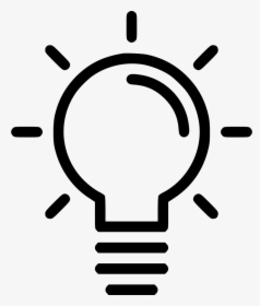 Lamp Idea Creativity - Lamp Idea Icon Png, Transparent Png, Free Download
