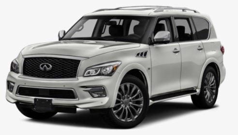 Qx80 Angled - 2016 Infiniti Suv White, HD Png Download, Free Download