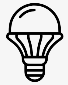 Transparent Led Bulb Clipart - Led Light Bulbs Icon, HD Png Download, Free Download