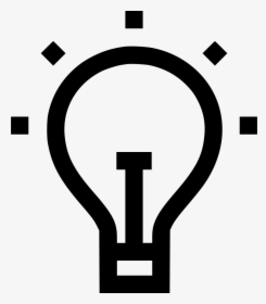 Lamp Idea Icon Png - Creative Icon Png White, Transparent Png, Free Download