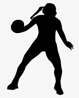 Transparent Background Netball Silhouette, HD Png Download, Free Download