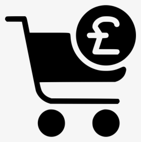 Checkout Pound - Empty Shopping Cart Icon, HD Png Download, Free Download