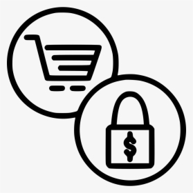 Lock Basket Cart Checkout Disable Commerce - Mobile E Commerce Icon, HD Png Download, Free Download