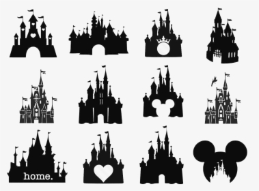 Disney Castle Awesome Bundle Clipart Etsy This Week - Disney Cinderella Castle Silhouette, HD Png Download, Free Download