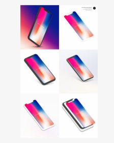 Iphone X Mockups Bundle By Roman Kryzhanovskyi - Mockup Iphone X Perspective, HD Png Download, Free Download