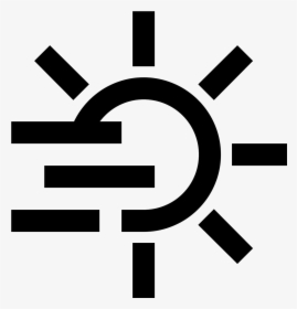 It"s A Logo To Describe Fog - Solar Cell Icon, HD Png Download, Free Download