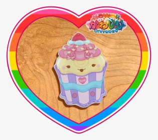 Kawaii Universe Cute Strawberry Cupcake Sticker Pic - Kawaii Universe, HD Png Download, Free Download