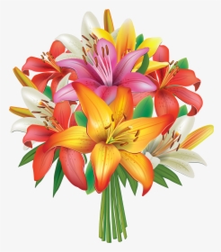 Flower Clipart Bouquet - Flower Bouquet Clipart Png, Transparent Png, Free Download