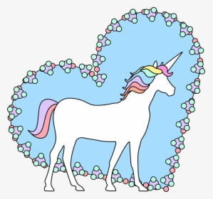 Graphic, Unicorn, Kawaii, Girlie, Girly, White, Pink - Unicorn, HD Png Download, Free Download
