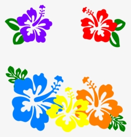 Hawaiian Flower Hibiscus Clip Art At Vector - Hibiscus Flowers Clipart Png, Transparent Png, Free Download