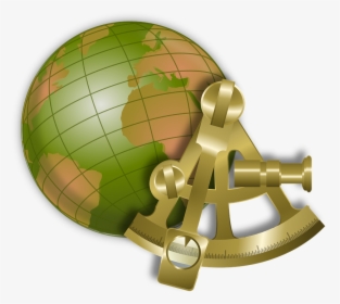 Globe, Map, Nautical, Sextant, World, Navigation - Funciones Del Departamento Ventas, HD Png Download, Free Download