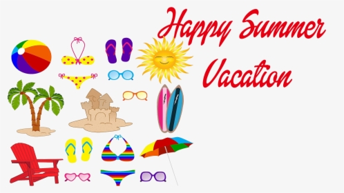 Happy Summer Vacation Png Transparent Image - Summer Vacation Logo Png, Png Download, Free Download